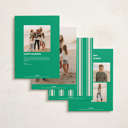 This is a elf shoes holiday photo cards with standard by Kristie Kern called cooper printing on signature in grand