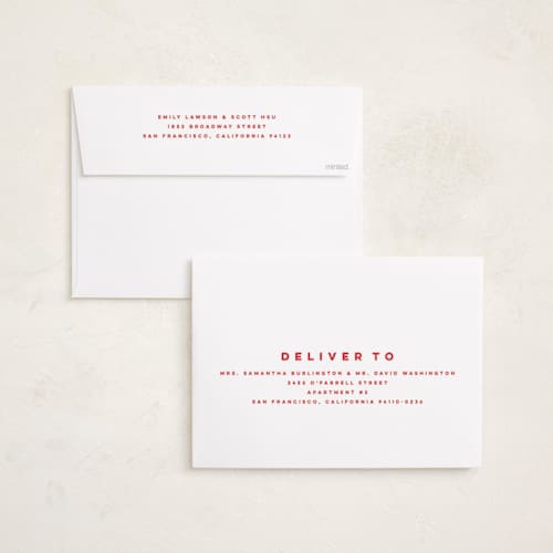 This is a santa suit holiday photo cards with standard by Kristie Kern called cooper printing on signature in grand