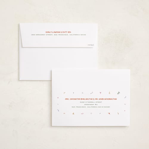 This is a pudding holiday photo cards with standard by Claudia Orengo called year gallery printing on recycled smooth signature in grand