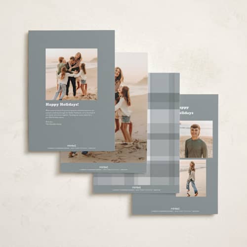 This is a snowflake holiday photo cards with standard by Hudson meet Rose called sometime printing on recycled smooth signature in grand