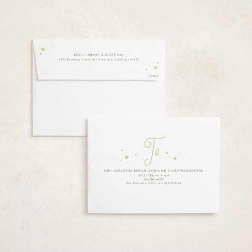 This is a pistachio holiday photo cards with standard by Kate Ahn called cafe printing on signature in grand