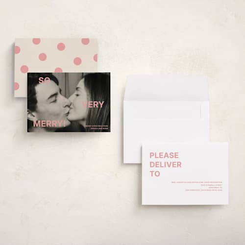 This is a bubblegum holiday photo cards with standard by Kercia Jane called so much fun printing on signature in grand