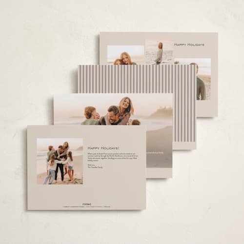 This is a eggnog holiday photo cards with standard by Angela Thompson called favorite four printing on signature in grand