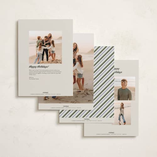This is a pudding holiday photo cards with standard by Adelyn T. called painted sign printing on signature in grand