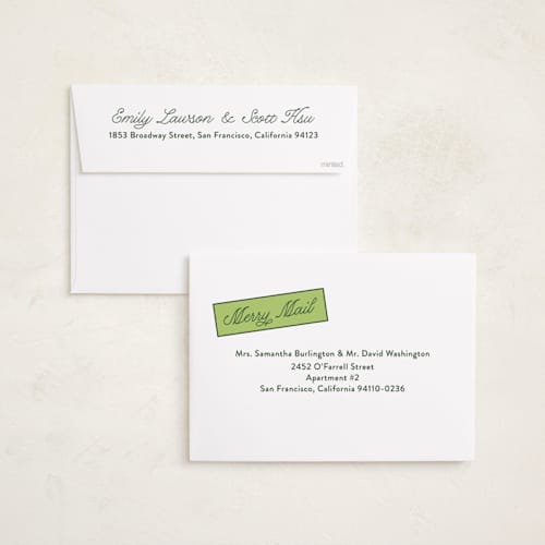 This is a fern holiday photo cards with standard by Megan Davis called southern charm printing on signature in grand