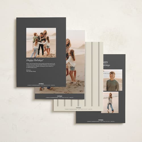 This is a ash holiday photo cards with standard by Ellen Schlegelmilch called nautical printing on signature in grand