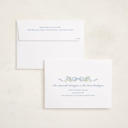 This is a bluebell holiday photo cards with standard by Sarah Knight called vintage garland printing on signature in grand