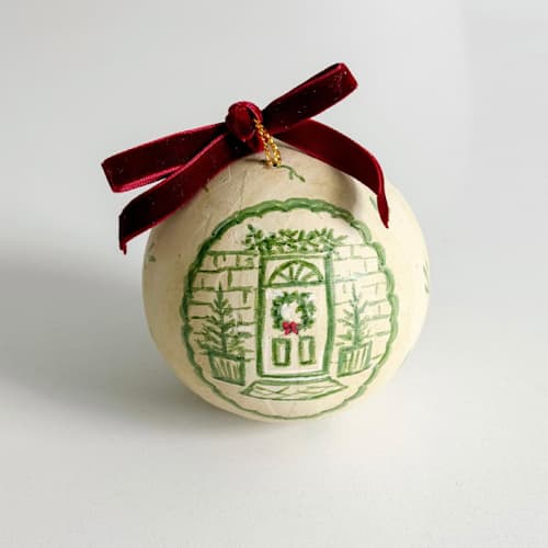 This is a white holiday decorations by Arohika Verma called home for the holidays in standard