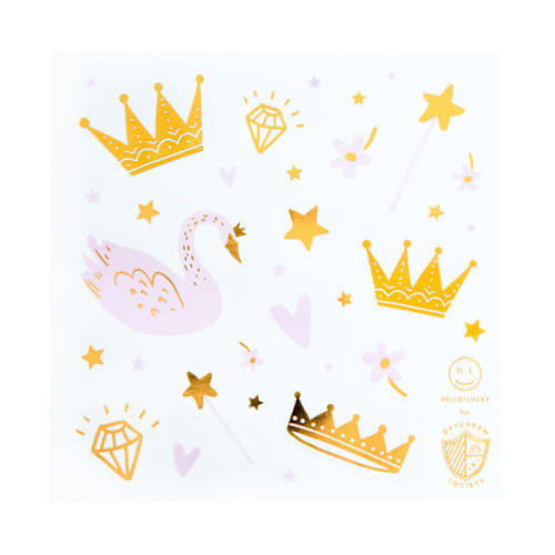 This is a multicolor party favors by Jollity and Co called sweet princess sticker set - pack of 4 in standard