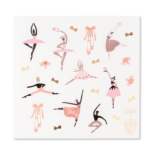 This is a multicolor party favors by Jollity and Co called pirouette stickers - set of 4 in standard