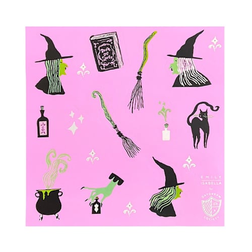 This is a purple party favors by Jollity and Co called spellbound stickers - set of 4 in standard