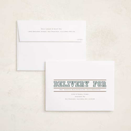 This is a vintage graduation invitations with standard by Erin L. Wilson called varsity frame printing on recycled smooth signature in grand