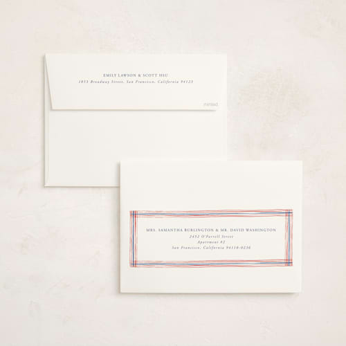 This is a navy graduation invitations with standard by Claudia Orengo called past and future printing on signature in grand