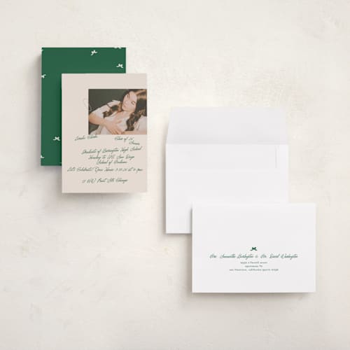 This is a kaitoke graduation invitations with standard by Phrosné Barwood called my finest diary scribble printing on recycled smooth signature in grand