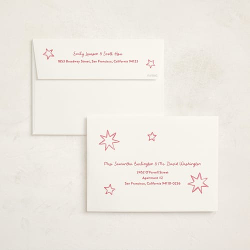 This is a cotton candy graduation invitations with standard by Kercia Jane called starry celebration printing on signature in grand