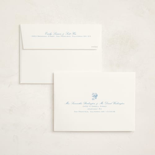 This is a sky blue graduation invitations with standard by Megan Davis called chesapeake printing on signature in grand