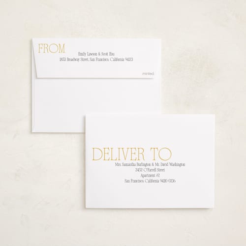 This is a golden hour graduation announcements with standard by Leia Matt called edge play printing on recycled smooth signature in standard