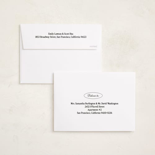 This is a butter graduation announcements with standard by Helena Vitto called good times co. printing on recycled smooth signature in standard