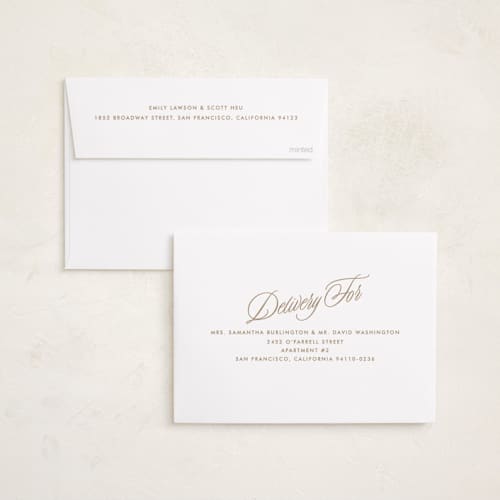 This is a parchment graduation announcements with standard by Susan Zinader called bexley printing on recycled smooth signature in standard