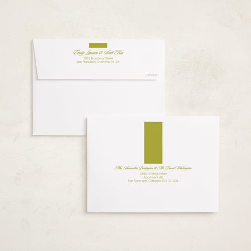 This is a citron graduation announcements with standard by Cleghorn Creative called classic pop printing on recycled smooth signature in standard