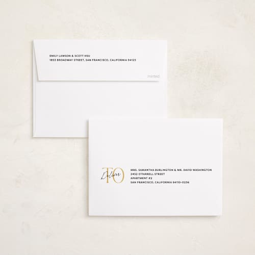 This is a sunshine graduation announcements with standard by Robert and Stella called in vogue printing on recycled smooth signature in standard