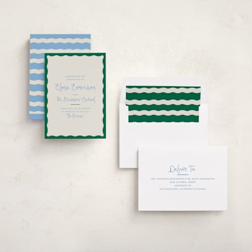 This is a tide graduation announcements with standard by Megan Davis called augusta printing on signature in standard