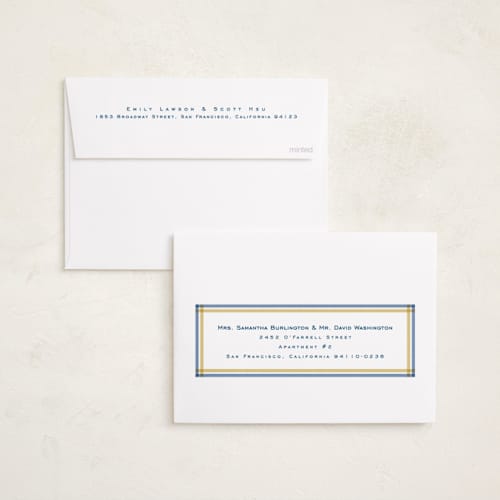 This is a night sky graduation announcements with standard by Lea Delaveris called woven frame printing on recycled smooth signature in standard
