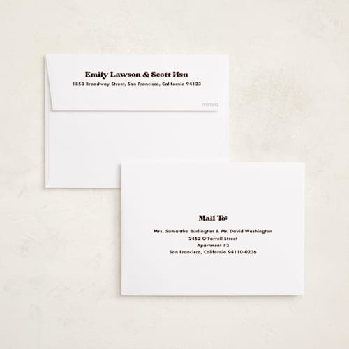 This is a espresso graduation announcements with standard by Megan Davis called vinyl printing on recycled smooth signature in standard
