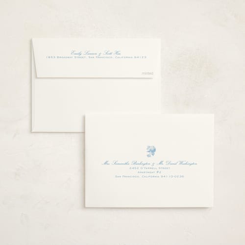 This is a sky blue graduation announcements with standard by Megan Davis called chesapeake printing on signature in standard
