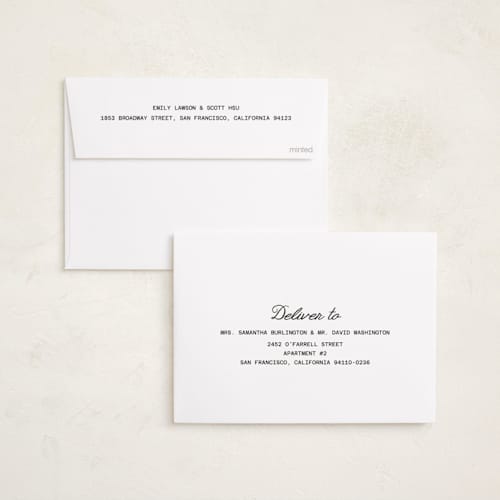 This is a silk graduation announcements with standard by Cass Loh called trio gallery printing on recycled smooth signature in standard