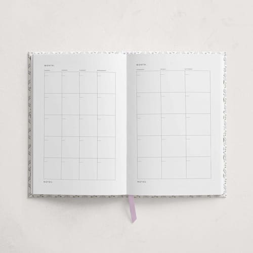 This is a lavender journals by Leah Bisch called sweet pea in standard
