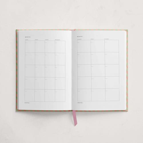 This is a peony journals by Creo Study called botanical maximalism in standard