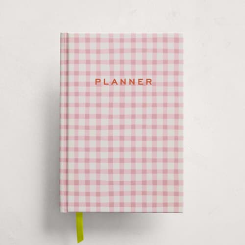 This is a peony journals by Kelly Watkins called gingham party in standard
