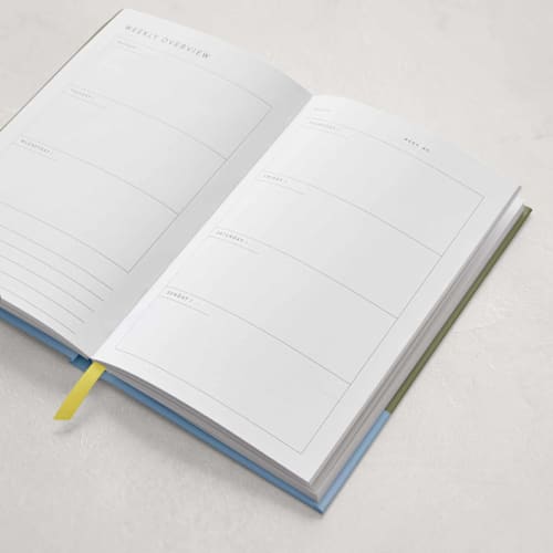 This is a grass journals by Megan Davis called two tone green in standard