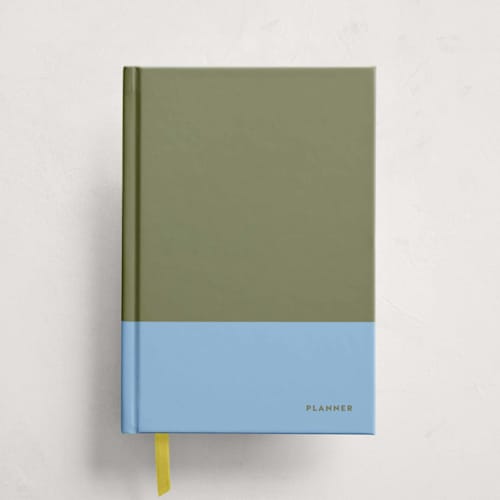 This is a grass journals by Megan Davis called two tone green in standard