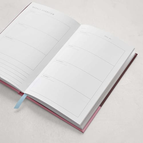 This is a merlot journals by Megan Davis called two tone pink in standard