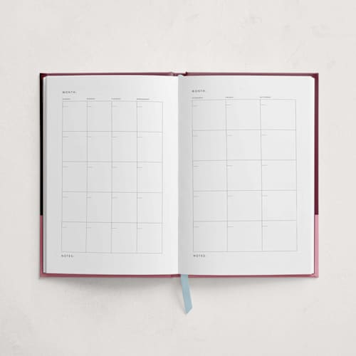 This is a merlot journals by Megan Davis called two tone pink in standard