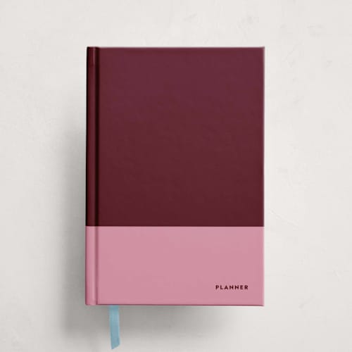This is a merlot journals by Megan Davis called two tone pink in standard