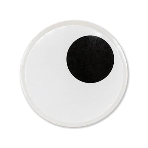 This is a white party decorations by Jollity and Co called little monsters small plates - pack of 8 in standard