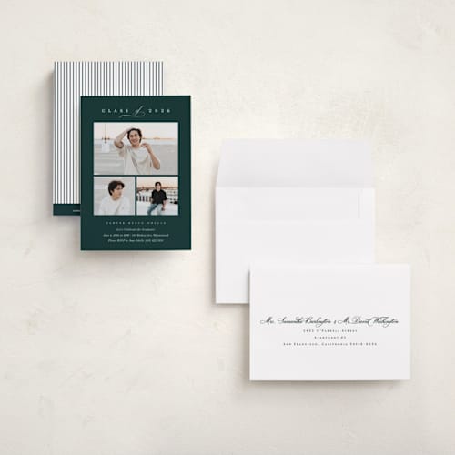 This is a big sur graduation invitations with standard by Carolyn MacLaren called multi classic printing on signature in petite