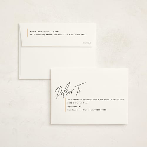This is a sunshine graduation invitations with standard by Owl and Toad called written out printing on signature in petite