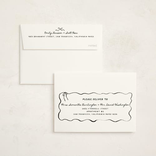 This is a noir graduation invitations with standard by Creo Study called trendsetter printing on signature in petite