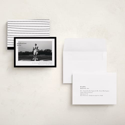 This is a chalk graduation invitations with standard by Deynaaz Daraei called naruna printing on signature in petite