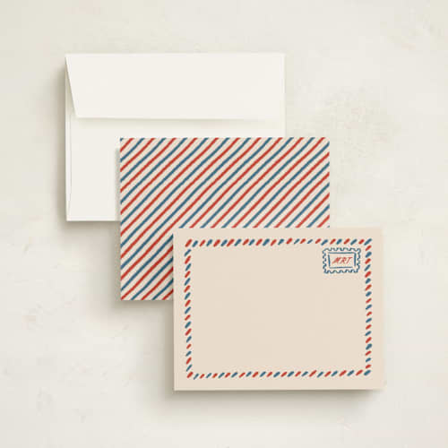 This is a north america personalized stationery thank you cards with standard by Claudia Orengo called postcard printing on signature in 4.25x5.5