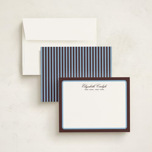 This is a fig personalized stationery thank you cards with standard by Megan Davis called aperitif printing on signature in 4.25x5.5