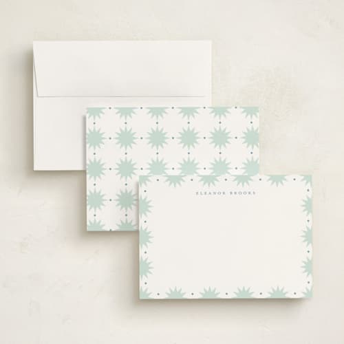 This is a ocean personalized stationery thank you cards with standard by Alston Foster called daydreaming printing on signature in 5x7