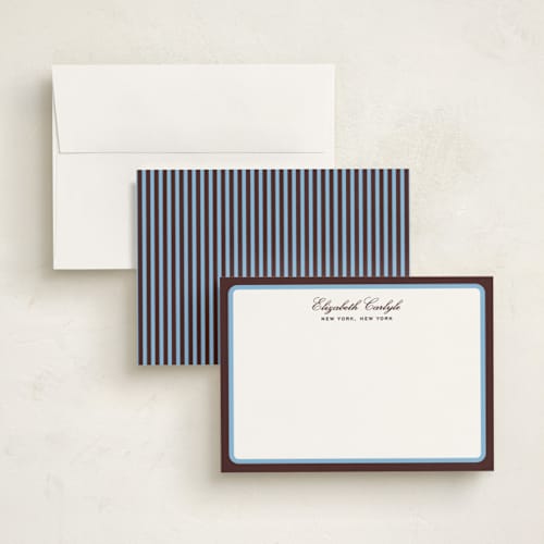 This is a fig personalized stationery thank you cards with standard by Megan Davis called aperitif printing on signature in 5x7