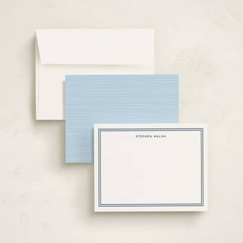 This is a tide personalized stationery thank you cards with standard by Megan Davis called sullivans printing on signature in 5x7