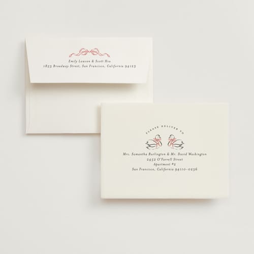 This is a peony wedding thank you cards with foil pressed by Jackie Crawford called sparkling wedding cake printing on strathmore in standard
