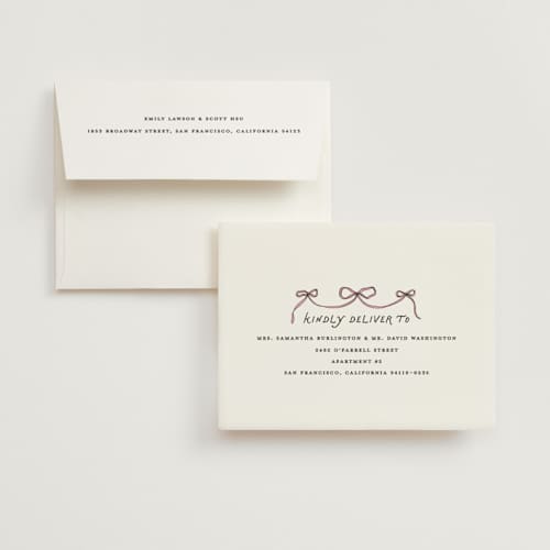 This is a rose bridal shower thank you cards with standard by Pixel and Hank called bubbly brunch printing on strathmore in standard